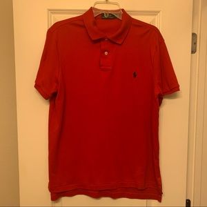 Men’s Red Polo Ralph Lauren Shirt L